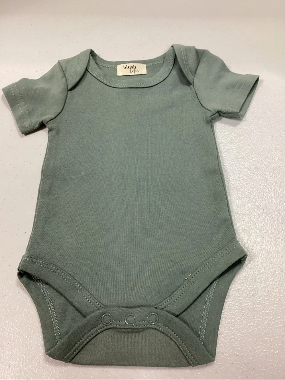 Blush sage green onesie
